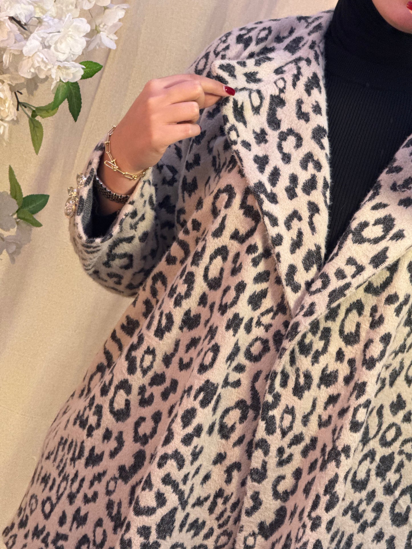 Veste Leopard فاخرة