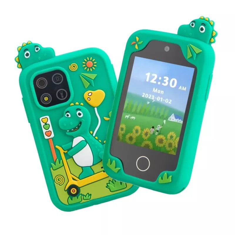🦖 هاتف أطفال ذكي بتصميم ديناصور لطيف